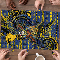 Tokelau Christmas Puzzle Santa Riding Sea Turtle DT05 - Polynesian Pride