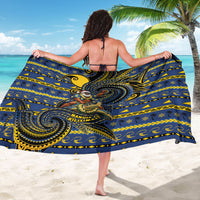 Tokelau Christmas Sarong Santa Riding Sea Turtle DT05 - Polynesian Pride