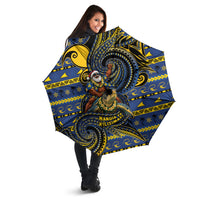 Tokelau Christmas Umbrella Santa Riding Sea Turtle DT05 - Polynesian Pride