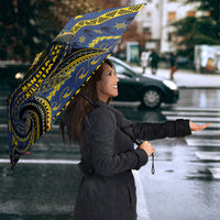 Tokelau Christmas Umbrella Santa Riding Sea Turtle DT05 - Polynesian Pride
