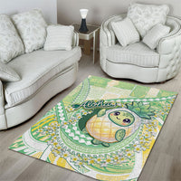 Hawaii Pineapple Area Rug Cute Cosplay Turtle Plumeria Spiral DT05 - Polynesian Pride