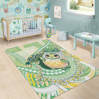 Hawaii Pineapple Area Rug Cute Cosplay Turtle Plumeria Spiral DT05 - Polynesian Pride