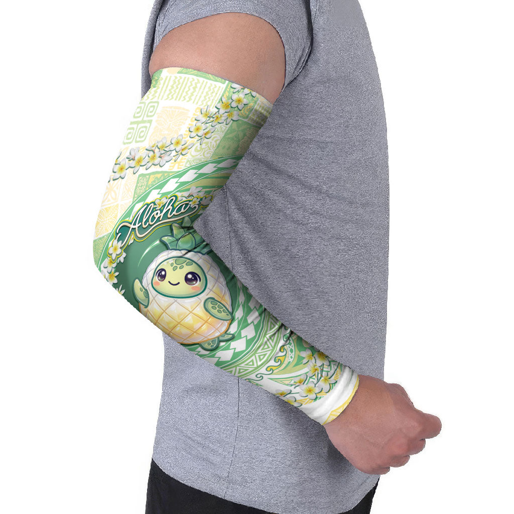 Hawaii Pineapple Arm Sleeves Cute Cosplay Turtle Plumeria Spiral DT05 - Polynesian Pride