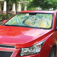 Hawaii Pineapple Auto Sun Shade Cute Cosplay Turtle Plumeria Spiral DT05 - Polynesian Pride