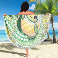Hawaii Pineapple Beach Blanket Cute Cosplay Turtle Plumeria Spiral DT05 - Polynesian Pride