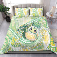 Hawaii Pineapple Bedding Set Cute Cosplay Turtle Plumeria Spiral DT05 - Polynesian Pride