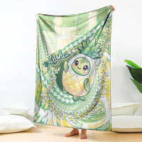 Hawaii Pineapple Blanket Cute Cosplay Turtle Plumeria Spiral DT05 - Polynesian Pride
