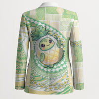 Hawaii Pineapple Blazer Cute Cosplay Turtle Plumeria Spiral DT05 - Polynesian Pride