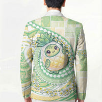 Hawaii Pineapple Blazer Cute Cosplay Turtle Plumeria Spiral DT05 - Polynesian Pride