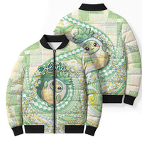Hawaii Pineapple Bomber Puffer Jacket Cute Cosplay Turtle Plumeria Spiral DT05 - Polynesian Pride