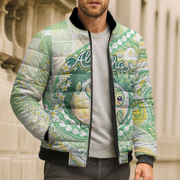 Hawaii Pineapple Bomber Puffer Jacket Cute Cosplay Turtle Plumeria Spiral DT05 - Polynesian Pride