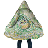 Hawaii Pineapple Cloak Cute Cosplay Turtle Plumeria Spiral DT05 Unisex Mint - Polynesian Pride