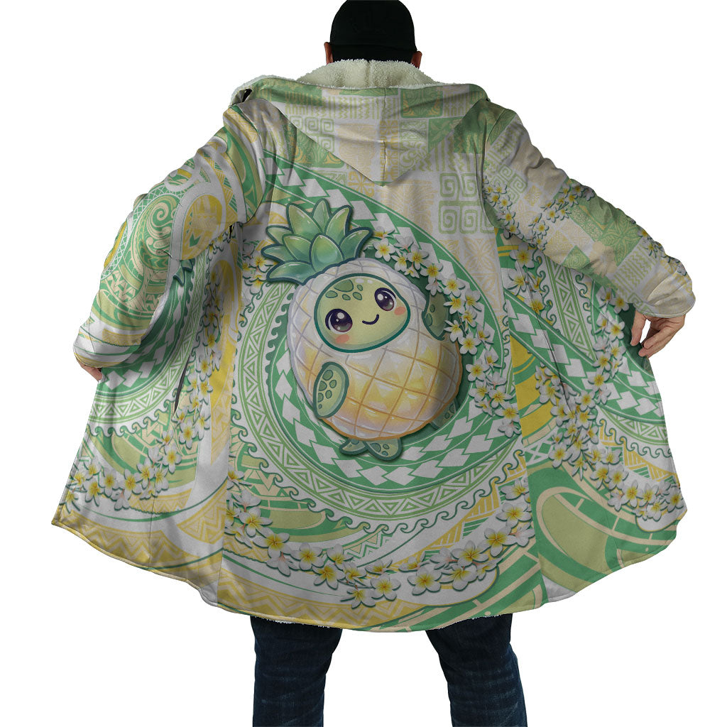 Hawaii Pineapple Cloak Cute Cosplay Turtle Plumeria Spiral DT05 - Polynesian Pride