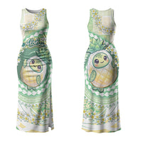Hawaii Pineapple Couples Matching Tank Maxi Dress and Long Sleeve Button Shirt Cute Cosplay Turtle Plumeria Spiral DT05 - Polynesian Pride