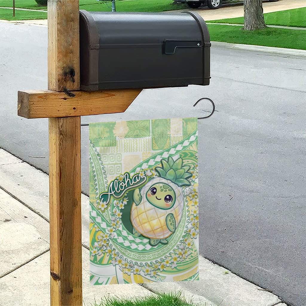 Hawaii Pineapple Garden Flag Cute Cosplay Turtle Plumeria Spiral