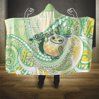Hawaii Pineapple Hooded Blanket Cute Cosplay Turtle Plumeria Spiral DT05 - Polynesian Pride