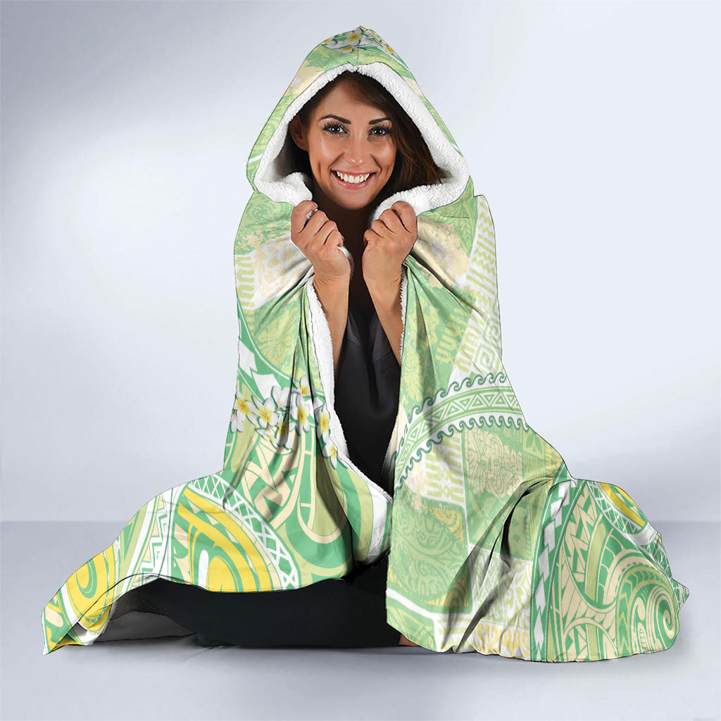 Hawaii Pineapple Hooded Blanket Cute Cosplay Turtle Plumeria Spiral DT05 - Polynesian Pride