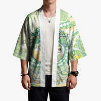 Hawaii Pineapple Kimono Cute Cosplay Turtle Plumeria Spiral DT05 - Polynesian Pride