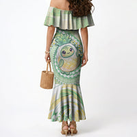 Hawaii Pineapple Mermaid Dress Cute Cosplay Turtle Plumeria Spiral DT05 - Polynesian Pride