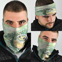 Hawaii Pineapple Neck Gaiter Cute Cosplay Turtle Plumeria Spiral DT05 - Polynesian Pride