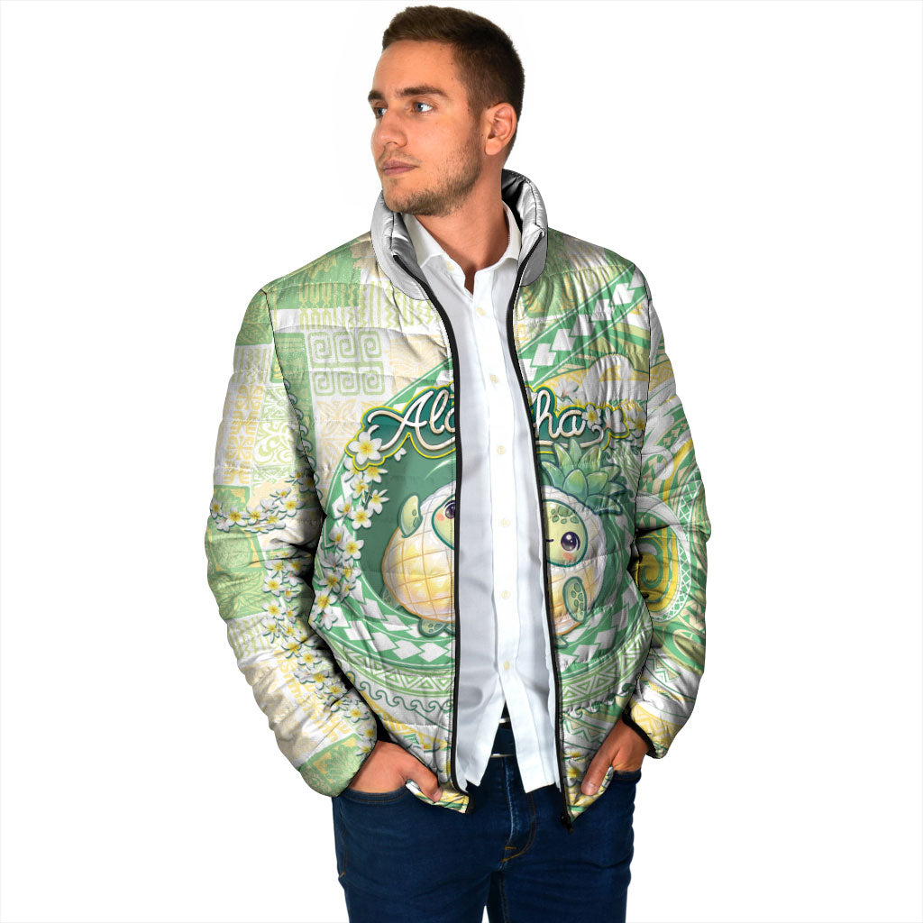 Hawaii Pineapple Padded Jacket Cute Cosplay Turtle Plumeria Spiral DT05 - Polynesian Pride