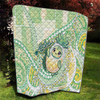 Hawaii Pineapple Quilt Cute Cosplay Turtle Plumeria Spiral DT05 - Polynesian Pride