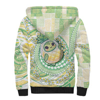 Hawaii Pineapple Sherpa Hoodie Cute Cosplay Turtle Plumeria Spiral DT05 - Polynesian Pride