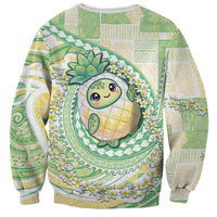 Hawaii Pineapple Sweatshirt Cute Cosplay Turtle Plumeria Spiral DT05 - Polynesian Pride
