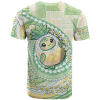 Hawaii Pineapple T Shirt Cute Cosplay Turtle Plumeria Spiral DT05 - Polynesian Pride