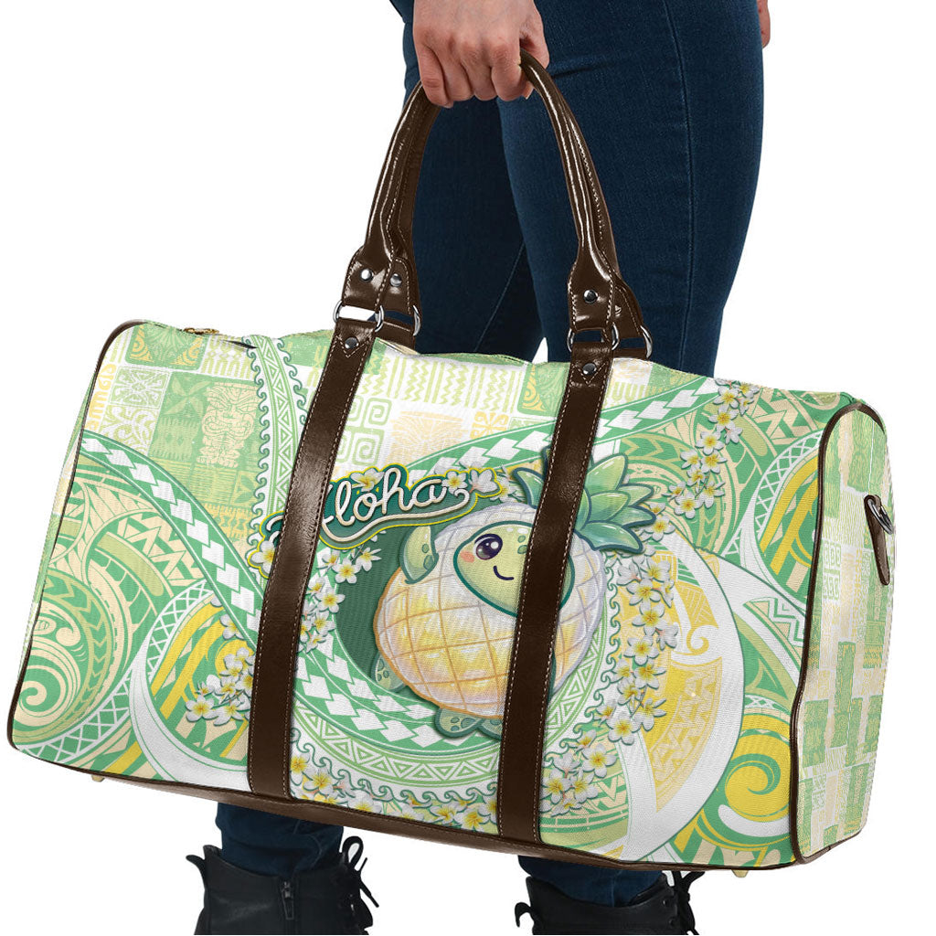 Hawaii Pineapple Travel Bag Cute Cosplay Turtle Plumeria Spiral DT05 - Polynesian Pride
