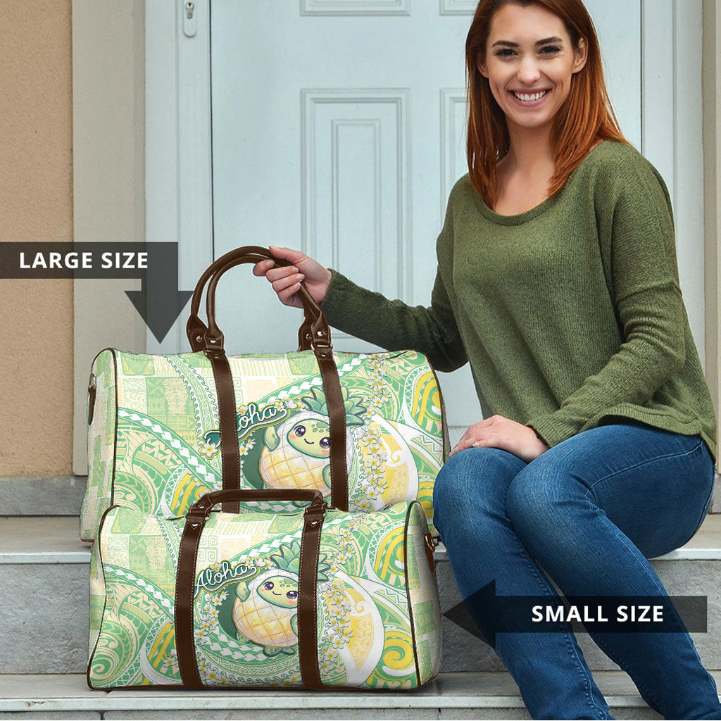 Hawaii Pineapple Travel Bag Cute Cosplay Turtle Plumeria Spiral DT05 - Polynesian Pride