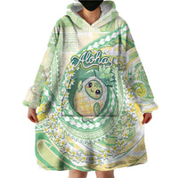 Hawaii Pineapple Wearable Blanket Hoodie Cute Cosplay Turtle Plumeria Spiral DT05 - Polynesian Pride