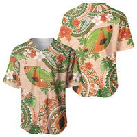 Hawaii Papaya Baseball Jersey Cute Cosplay Humuhumu Fish Plumeria Waves DT05 - Polynesian Pride