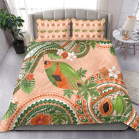 Hawaii Papaya Bedding Set Cute Cosplay Humuhumu Fish Plumeria Waves DT05 - Polynesian Pride