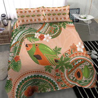 Hawaii Papaya Bedding Set Cute Cosplay Humuhumu Fish Plumeria Waves DT05 - Polynesian Pride