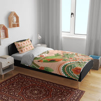 Hawaii Papaya Bedding Set Cute Cosplay Humuhumu Fish Plumeria Waves DT05 - Polynesian Pride