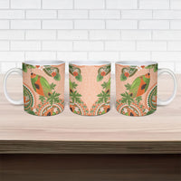 Hawaii Papaya Ceramic Mug Cute Cosplay Humuhumu Fish Plumeria Waves DT05 - Polynesian Pride