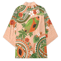 Hawaii Papaya Kimono Cute Cosplay Humuhumu Fish Plumeria Waves DT05 - Polynesian Pride