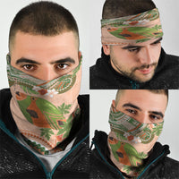 Hawaii Papaya Neck Gaiter Cute Cosplay Humuhumu Fish Plumeria Waves DT05 - Polynesian Pride