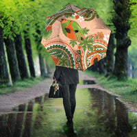 Hawaii Papaya Umbrella Cute Cosplay Humuhumu Fish Plumeria Waves DT05 - Polynesian Pride