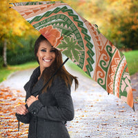 Hawaii Papaya Umbrella Cute Cosplay Humuhumu Fish Plumeria Waves DT05 - Polynesian Pride