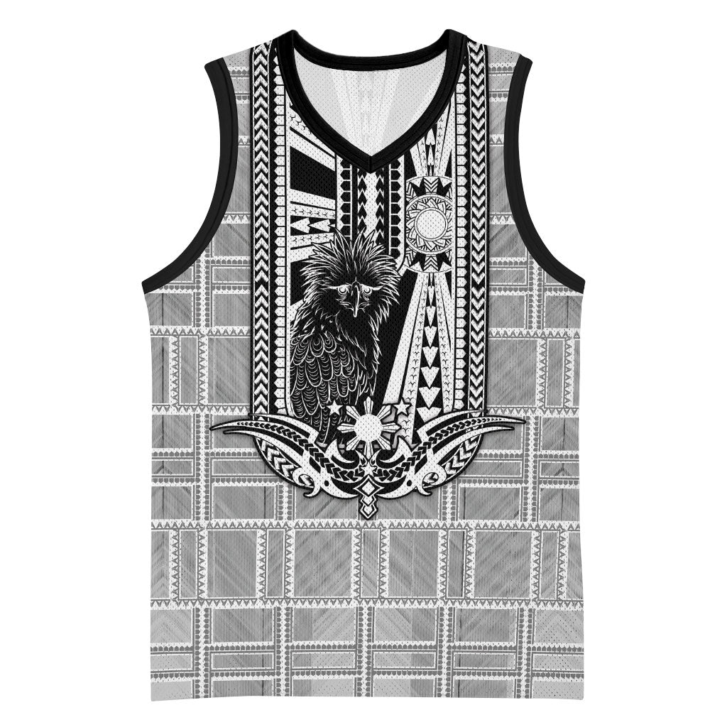 Mabuhay Philippines Festival Basketball Jersey Philippine Eagle Sun Three Stars Barong Pattern