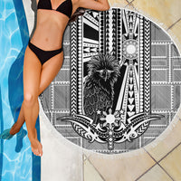 Mabuhay Philippines Festival Beach Blanket Philippine Eagle Sun Three Stars Barong Pattern DT05 - Polynesian Pride