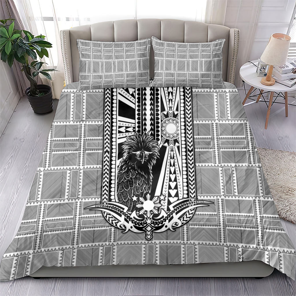 Mabuhay Philippines Festival Bedding Set Philippine Eagle Sun Three Stars Barong Pattern DT05 - Polynesian Pride