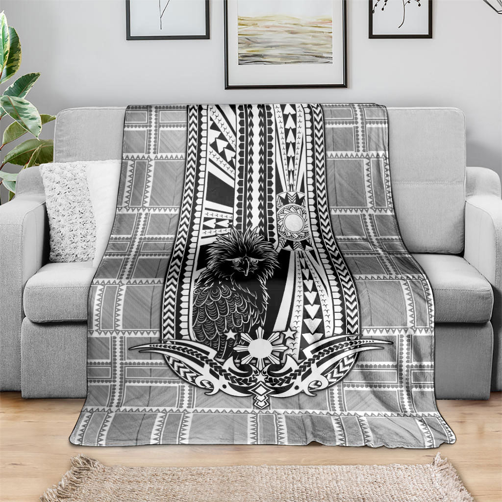 Mabuhay Philippines Festival Blanket Philippine Eagle Sun Three Stars Barong Pattern DT05 - Polynesian Pride