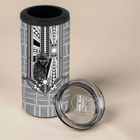 Mabuhay Philippines Festival 4 in 1 Can Cooler Tumbler Philippine Eagle Sun Three Stars Barong Pattern DT05 - Polynesian Pride