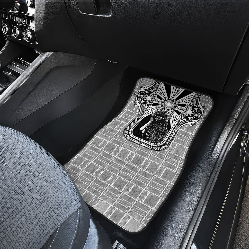 Mabuhay Philippines Festival Car Mats Philippine Eagle Sun Three Stars Barong Pattern DT05 - Polynesian Pride
