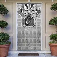 Mabuhay Philippines Festival Door Cover Philippine Eagle Sun Three Stars Barong Pattern