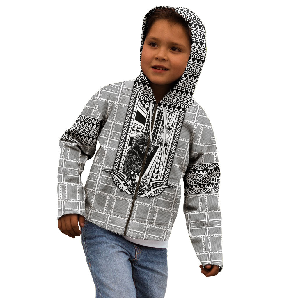 Mabuhay Philippines Festival Kid Hoodie Philippine Eagle Sun Three Stars Barong Pattern DT05 - Polynesian Pride