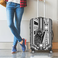 Mabuhay Philippines Festival Luggage Cover Philippine Eagle Sun Three Stars Barong Pattern DT05 - Polynesian Pride